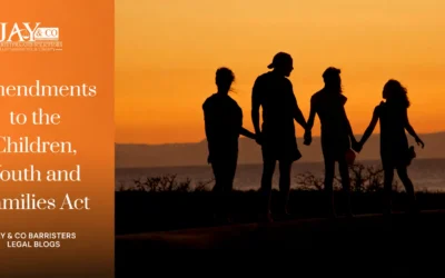 Amendments to the Children, Youth and Families Act
