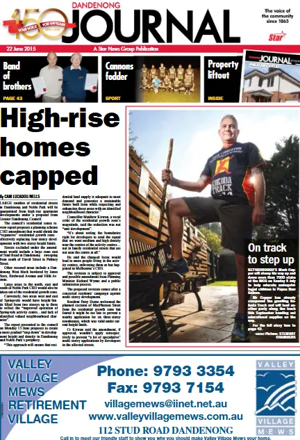 Dandenong Journal Star – 22nd June 2015