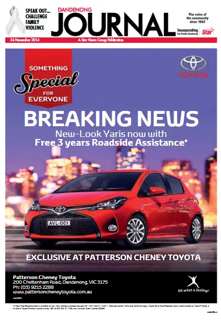 Dandenong Journal Star – 24th November 2014