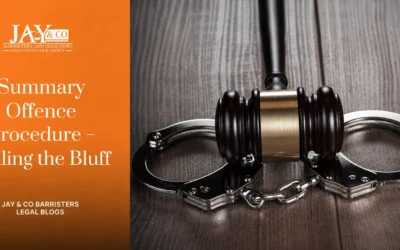 Summary Offence Procedure – Calling the Bluff